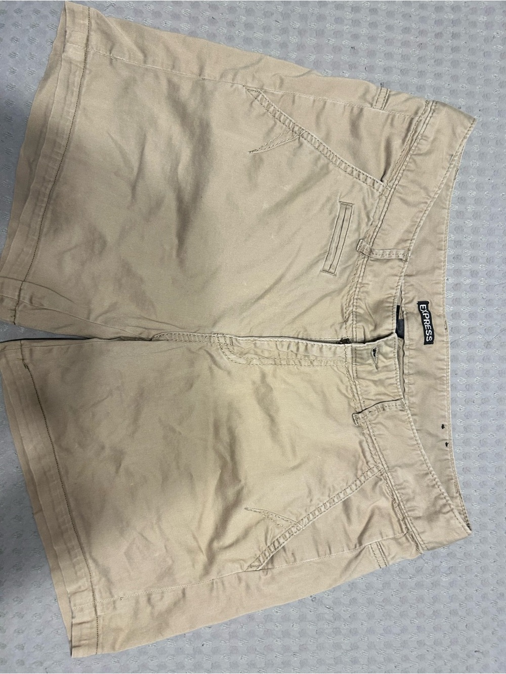 Express Khaki Beige Casual Shorts